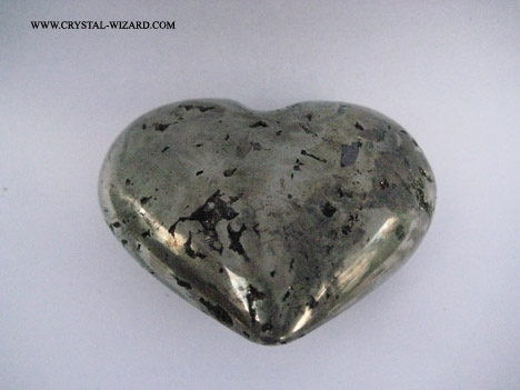Pyrite Heart Pyrite is a stone of intellect and protection 352